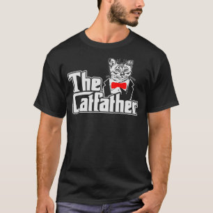 T-shirt Le Parrain de Chat Papa Chat Drôle Amateur de Père