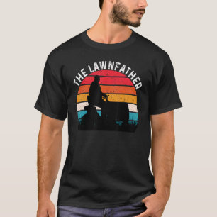 T-shirt Le Parrain De La Pelouse Mowing Lawn Mower Papa Ya