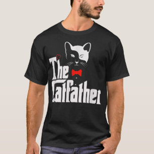 T-shirt Le Parrain des Chats pour Hommes, Cadeau Drôle pou