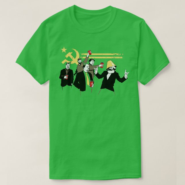 T-shirt Le Parti Communiste, quelle que soit sa couleur (Design devant)