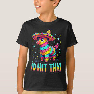 T-shirt Le Parti Mexicain Pinatas Je frapperais Ce Cinco D