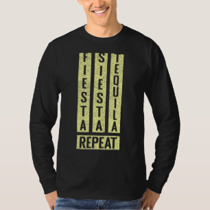 T-shirt Le Parti Mexicain Répète Tequila Mexique Happy Cin