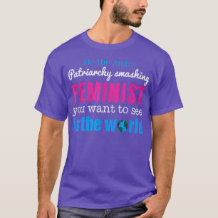 T-shirt Le patriarcat détruit le féminisme féministe4428 