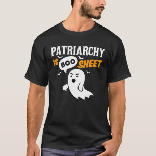 T-shirt Le Patriarcat Est Une Feuille De Boo Désapprouvant