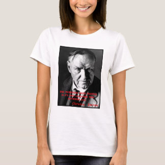 T-shirt Le patriotisme de Clarence Darrow déteste