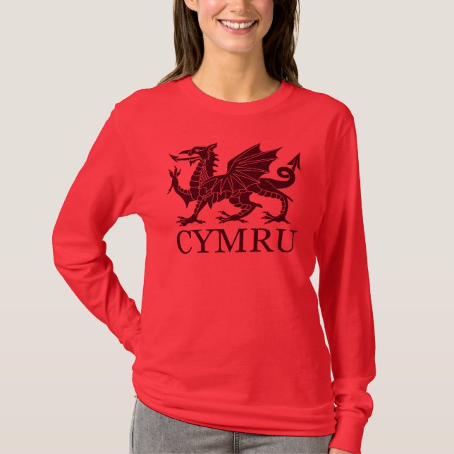 T-shirt Le Pays de Galles CYMRU (Devant)
