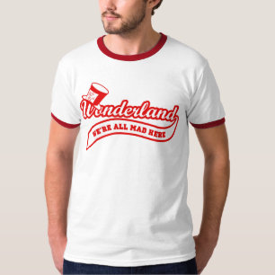 T-shirt Le pays des merveilles d'équipe : Chapelier fou