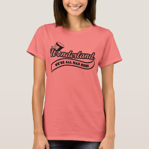 T-shirt Le pays des merveilles d'équipe :  Chapelier fou