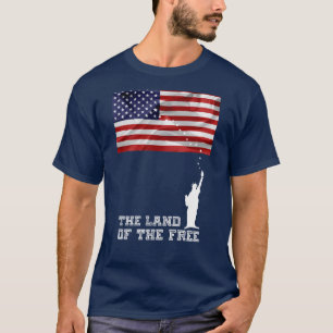 T-shirt Le pays du patriote américain libre