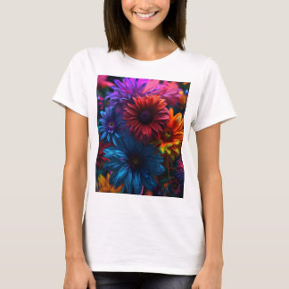 T-shirt Le paysage de rêve floral