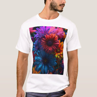 T-shirt Le paysage de rêve floral