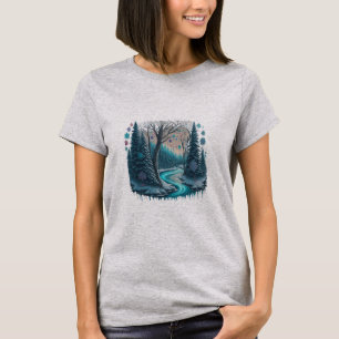T-shirt Le paysage des merveilles d'hiver