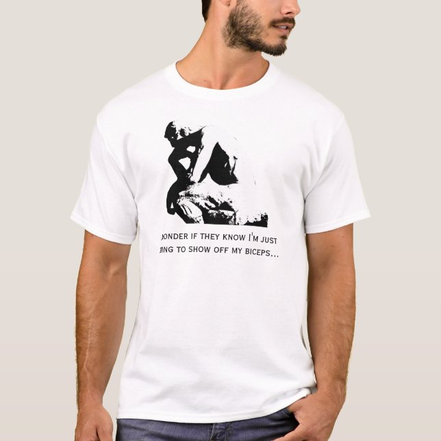 T-shirt Le penseur (Devant)