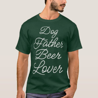 T-shirt Le père de chien Beer Lover II