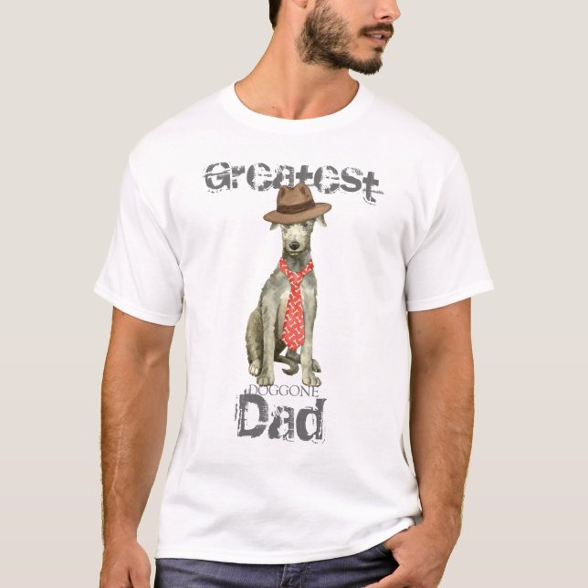 T-shirt Le père de Deerhound (Devant)