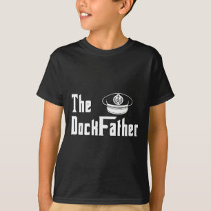 T-shirt Le père Dock capitaine du bateau papa drôle Fath