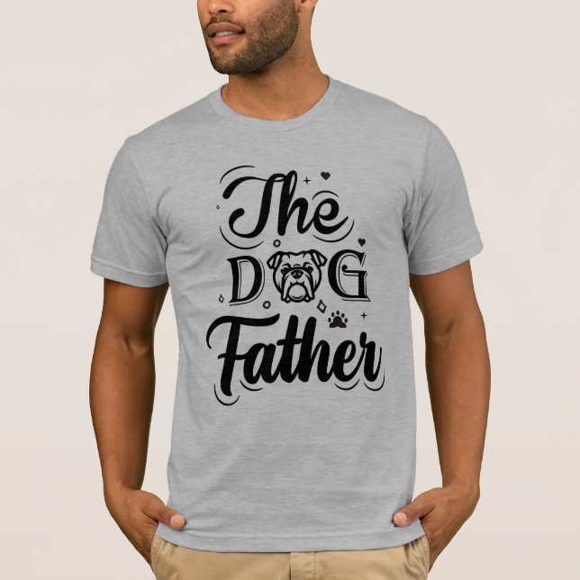 T-shirt Le père du chien (Devant)
