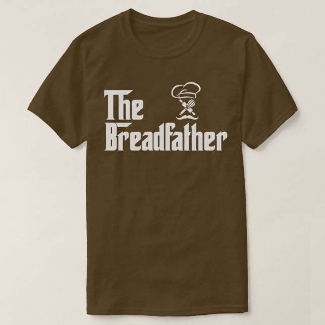 T-shirt Le père du pain Funny Baker (Design devant)