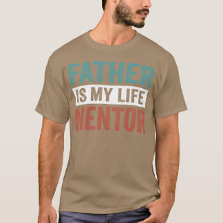 T-shirt LE PÈRE EST MON MENTEUR DE VIE vintage