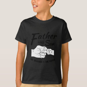 T-shirt Le père et le fils Fist bump