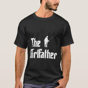 T-shirt Le Père Fille Drôle Papa De Fille Pêcheur Père Et
