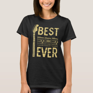 T-shirt Le Père Guitariste Meilleur Papa Jamais D A D Chor