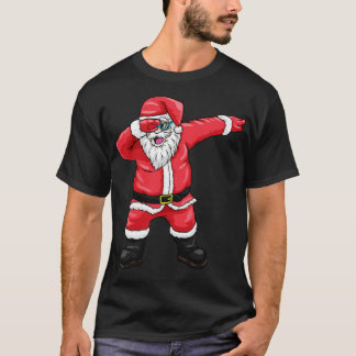 T-shirt Le Père Noël à la Danse Hip hop