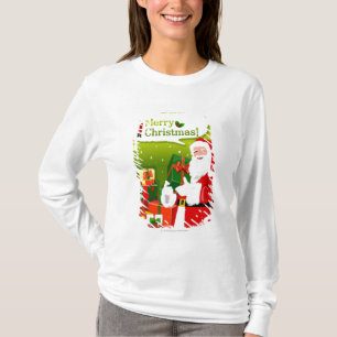 T-shirt Le père noël avec des cadeaux