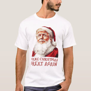T-shirt Le Père Noël Donald Trump redonne sa grandeur à No