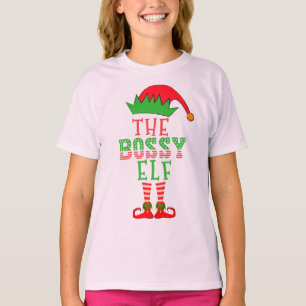 T-shirt Le Père Noël Elfe Autoritaire Pyjama de Noël pour