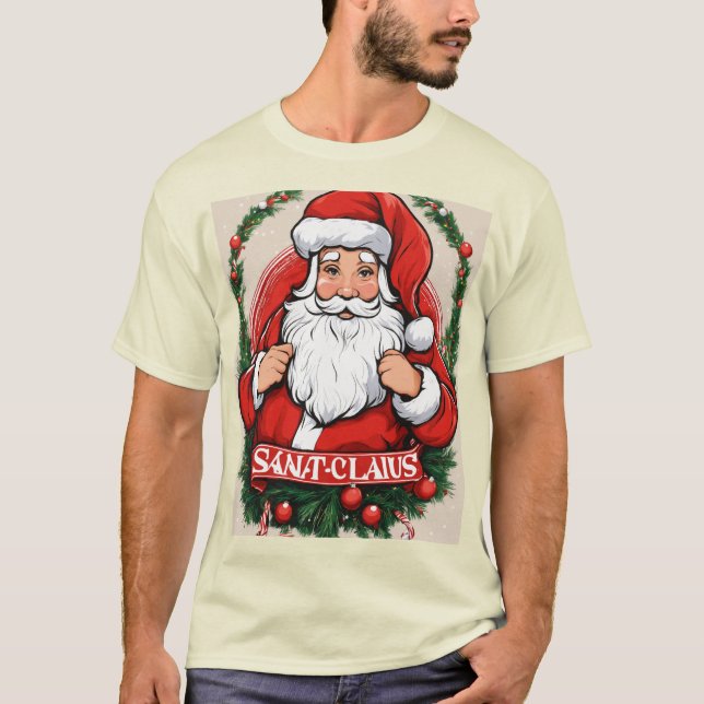 T-shirt Le Père Noël en flammes L'esprit de transformation (Devant)