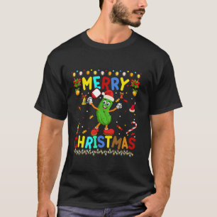 T-shirt Le Père Noël Pickles Cadeaux Pour Le Pickleball Am