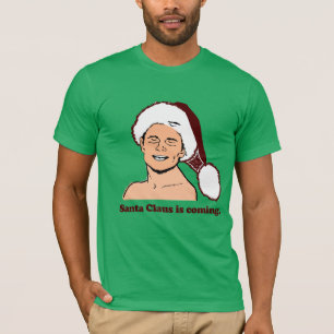 T-shirt Le père noël vient