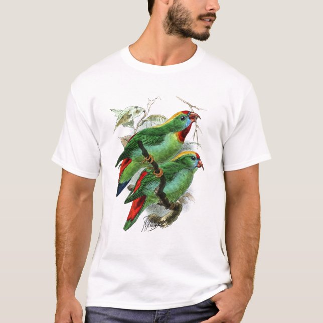 T-shirt Le perroquet accrochant philippin de Keulemans (Devant)