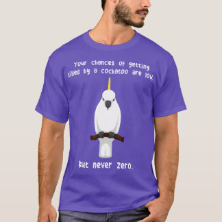 T-shirt Le perroquet de Cockatoès à pâte sulfurée jamais z