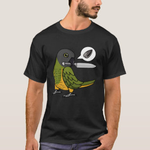 T-shirt Le Perroquet De Couteau Veut Des Graines Au Parrot