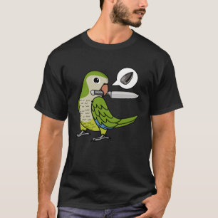 T-shirt Le Perroquet De Couteau Veut Des Graines I Green M
