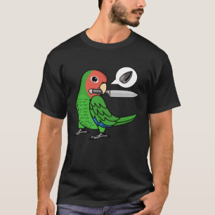 T-shirt Le Perroquet de couteau veut des graines I Rosy fa