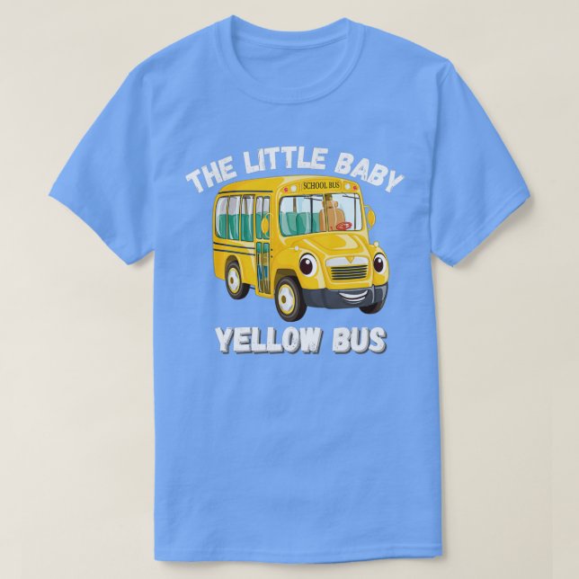 T-shirt le petit bus jaune bébé (Design devant)