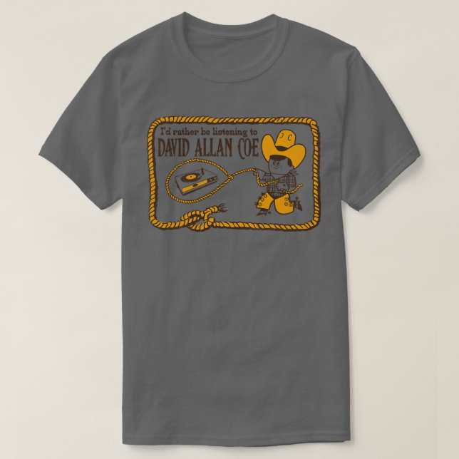 T-shirt Le petit cowboy David Allan (Design devant)