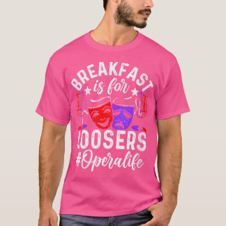 T-shirt Le Petit Déjeuner Femme Est Pour Les Perdants. Thé