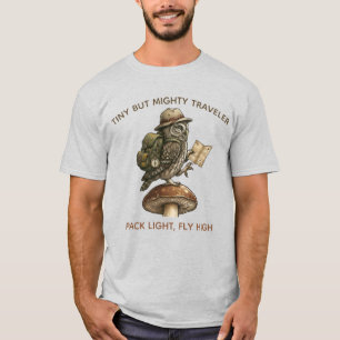 T-shirt "Le Petit Globetrotteur" - Tee Pygmy Owl Explorer