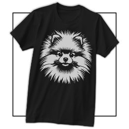 T-shirt Le Petit MVP : Style de Maillot Pop Art Pomeranian