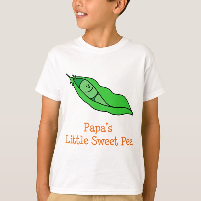 T-shirt Le petit pois doux de Papa (Devant)