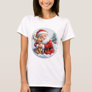 T-shirt Le petit sidekick de père Noël