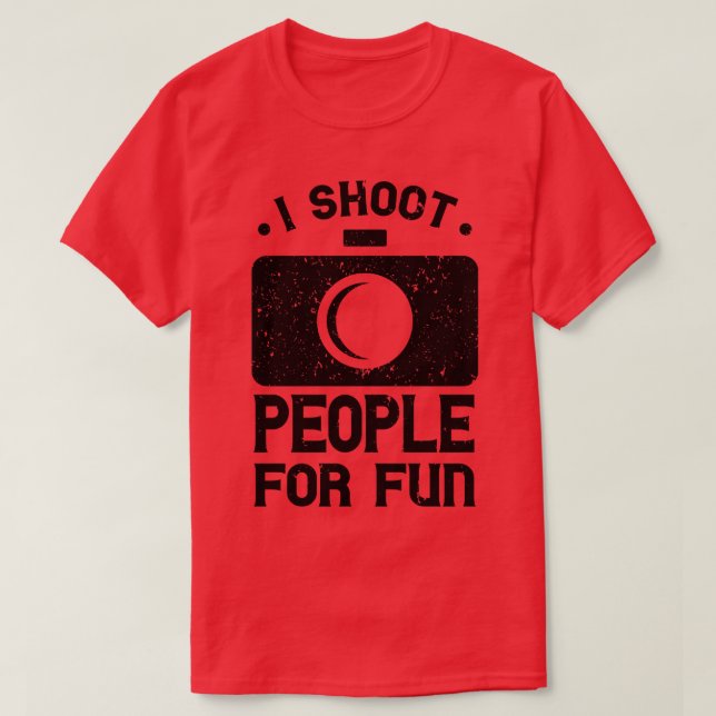 T-shirt Le photographe dit cadeau (Design devant)
