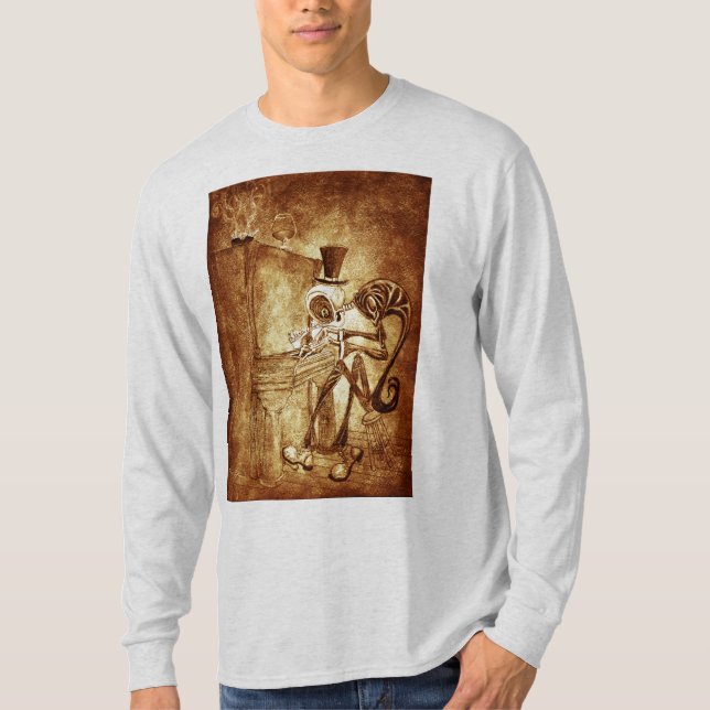 T-shirt Le pianiste (Devant)