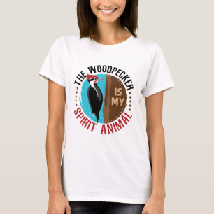 T-shirt Le pic-vert est mon animal d'esprit
