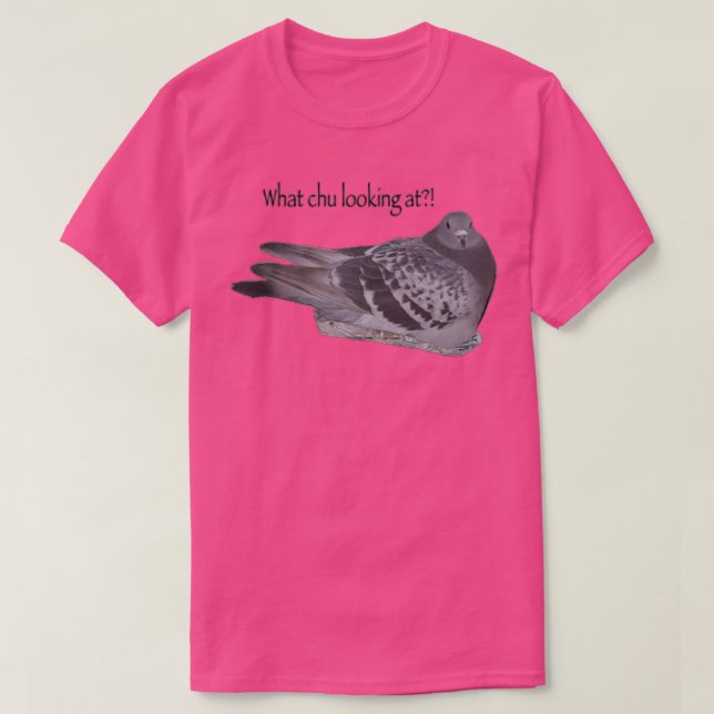 T-shirt Le Pigeon S'Enfonce Dans Votre Âme 1 (Design devant)