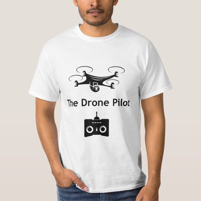T-shirt Le pilote de drone (Devant)